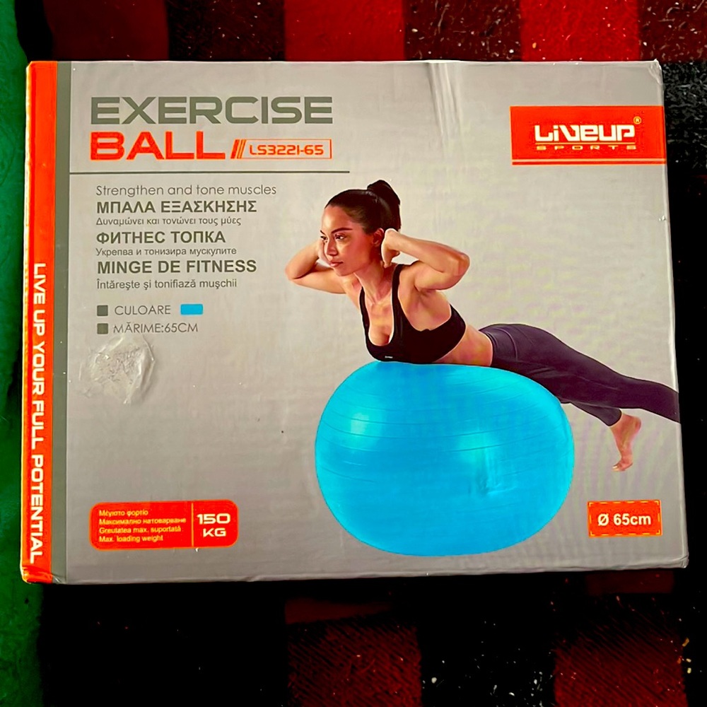 Pilates exercise ball 65cm diameter